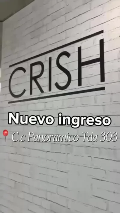 Nuevo ingreso de prendas Crish en tienda