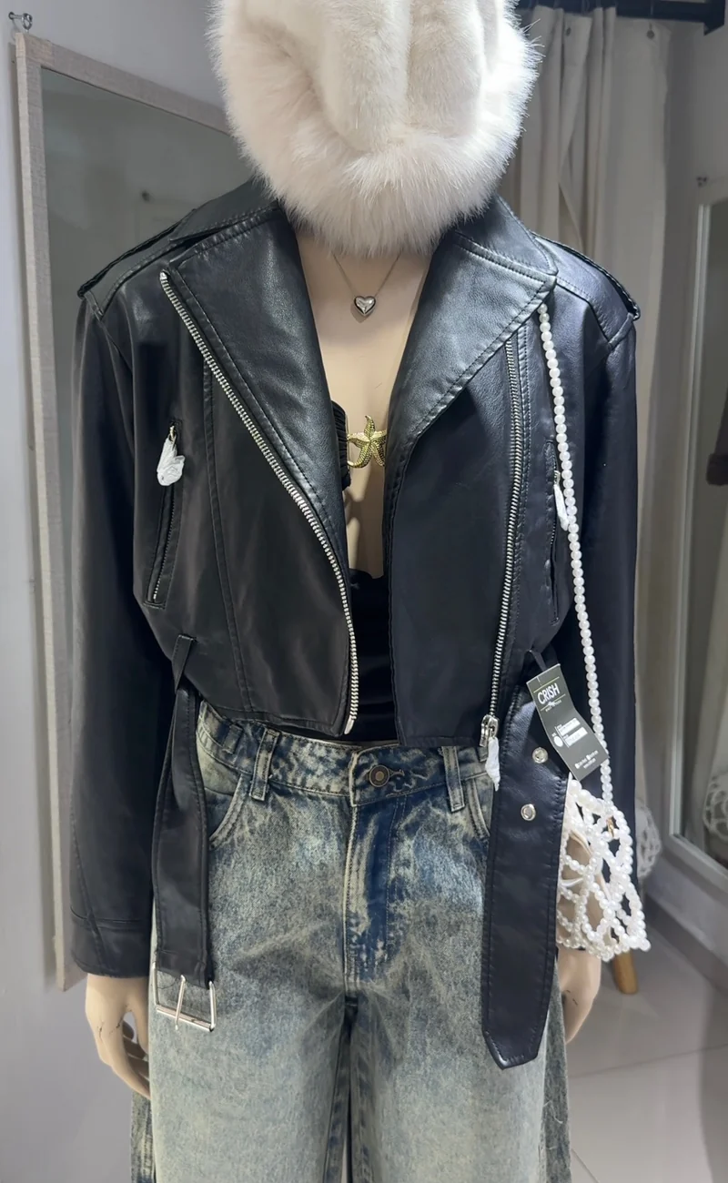 Casaca Basic Cuerina, Crish