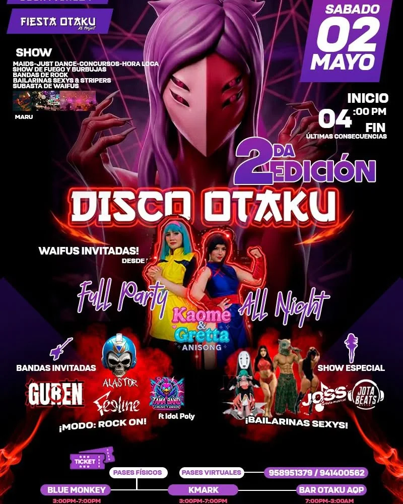 Noche de karaoke anime en Lucky & Crazy